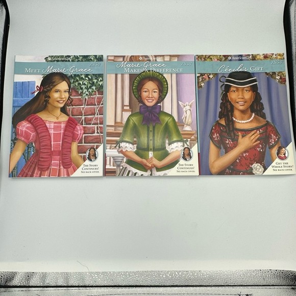 Lot Of 3 Books Marie-Grace Cecile 1853 American Girl Doll Paperback History - Picture 5 of 5